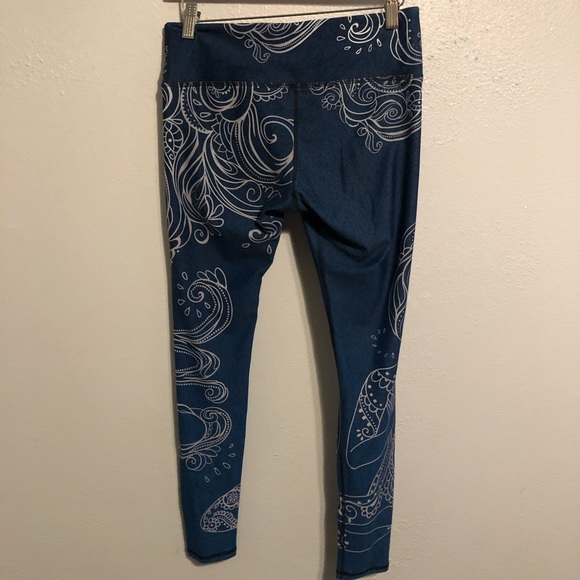 Noli black blue yoga pants ankle length med - Picture 6 of 6